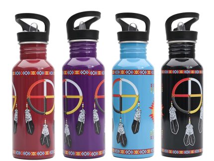 Nu Trendz Medicine Wheel (2021), Stainless Steel Water Bottle