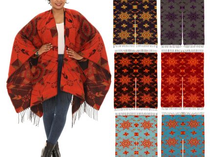 Starburst Design Poncho