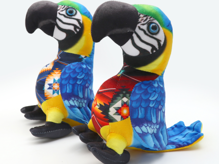 Parrot, Plush Toy 10"