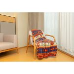 Coral Fleece Throw Blanket, Skipping Stones Design - Image 5